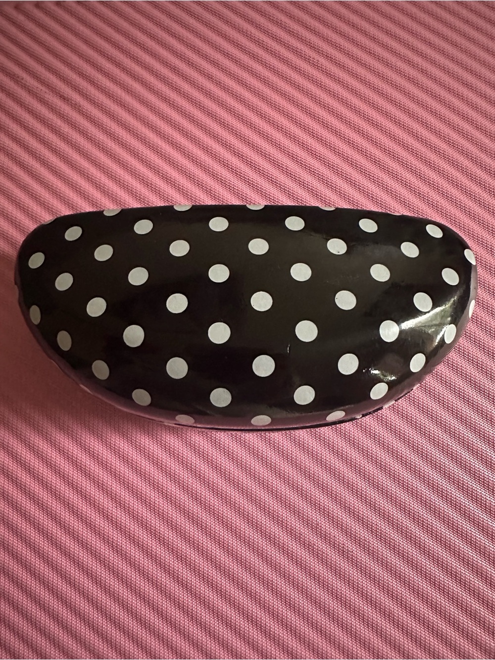 Polka Dot Black glasses Case - Protective Eyewear Pouch